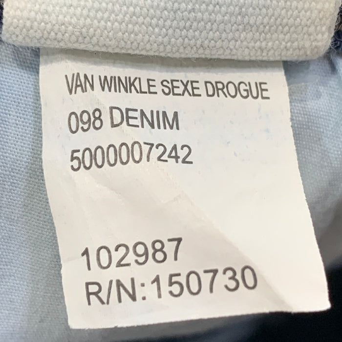 Ksubi スビ Van Winkle Sexe Drogue ダメージ加工 デニムパンツ プリント インディゴ Size 32 福生店