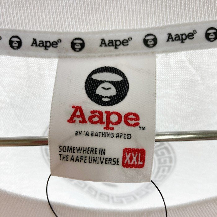 aape BY A BATHING APE エーエーピーイー アベイシングエイプ プリントTシャツ  2024 福袋 ホワイト sizeXXL 瑞穂店