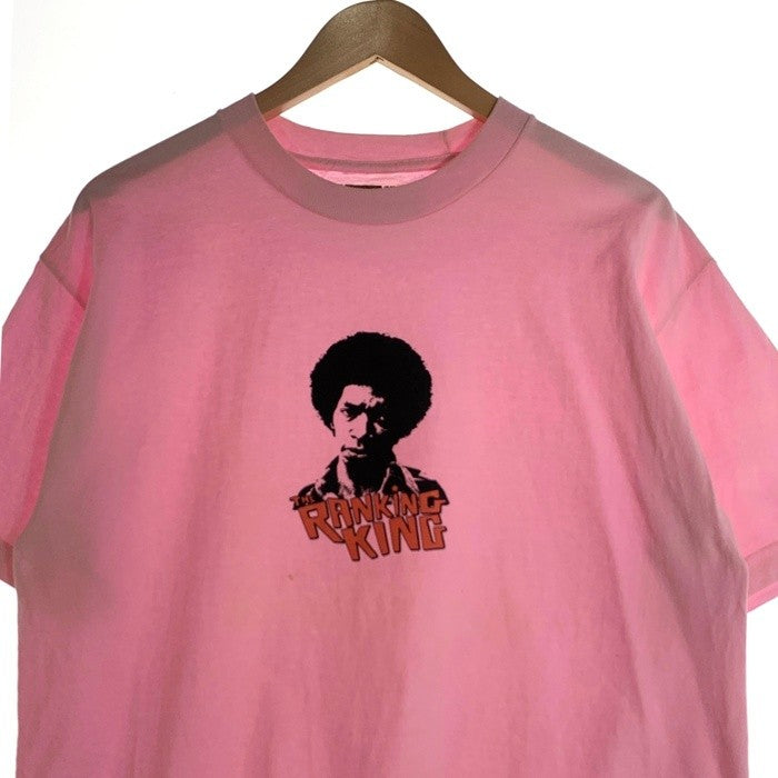 90's 00's Gil Scott-Heron ギル スコット ヘロン THE RANKING KING 半袖 Tシャツ ピンク USA製 Size L 福生店