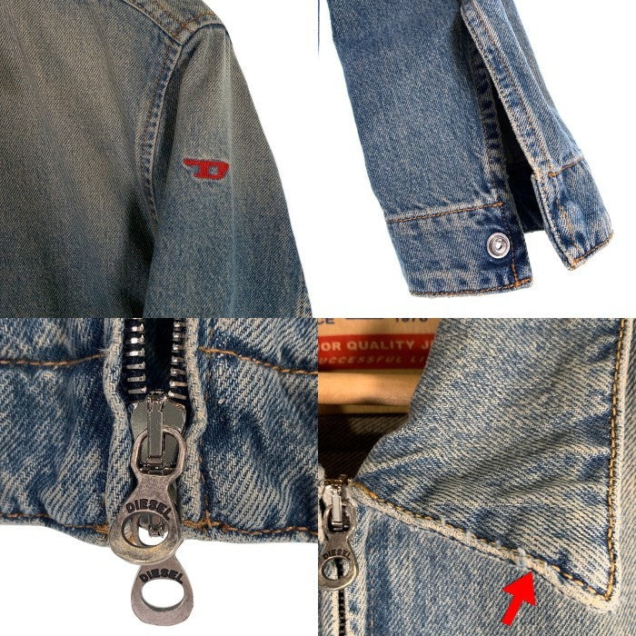 DIESEL ディーゼル D-ROHE ジップアップ デニムジャケット