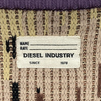 DIESEL ディーゼル K-AMILLUS ハーフジップ デザートカモ ニットセーター ベージュxブラウン Size M 瑞穂店