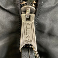 glamb グラム ALPHA アルファ MA-1 フライトジャケット スウェットフード ブラック GB15WT/JKT20 Size L 福生店