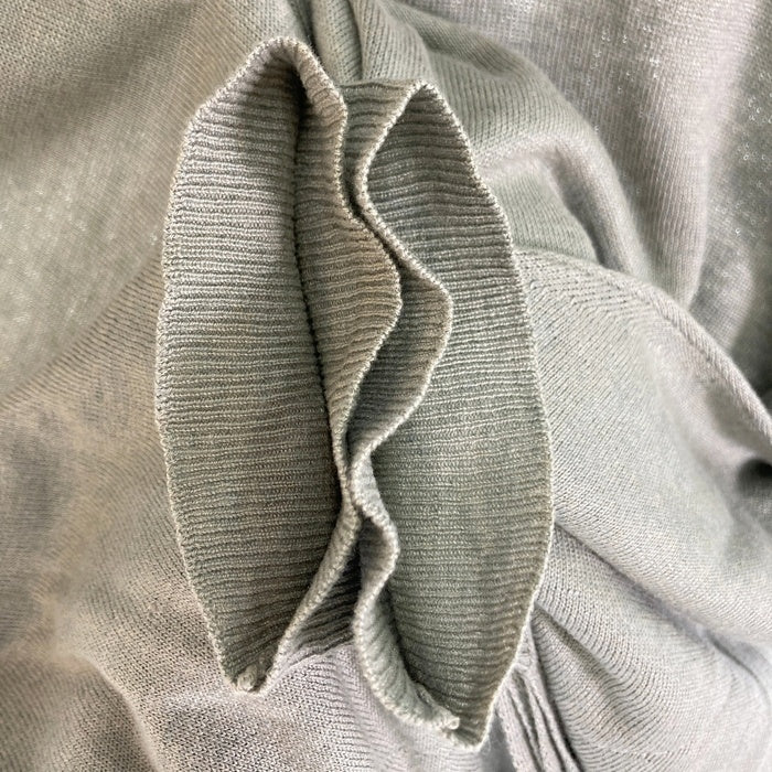 Maison Martin Margiela メゾンマルタンマルジェラ S31HA0482 ④ シルク×リネン ドルマンスリーブ Vネックセーター グレー size1 瑞穂店