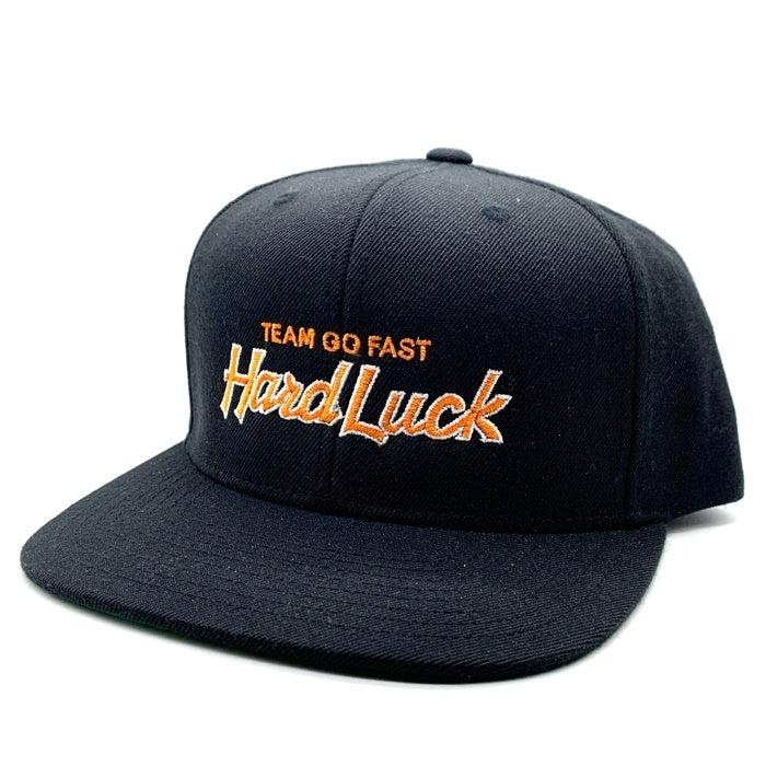 HARD LUCK ハードラック Proscript Enbroidered Snapback Cap スナックバックキャップ ブラック 福生店