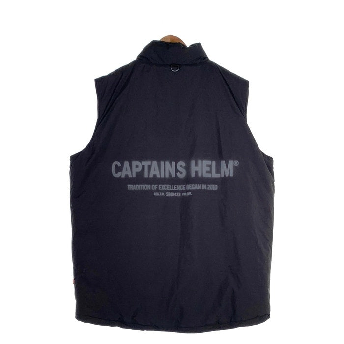 CAPTAINS HELM キャプテンズヘルム LEVEL 7 E.C.W.C.S PRIMALOFT VEST C.H Custom レベル7 エクワックス プリマロフト 中綿ベスト ブラック CH23-AW-J08 Size L-R 福生店