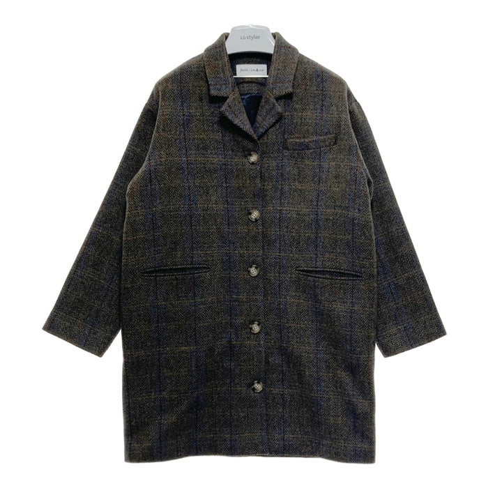 fall-in&co ハンドメイドウールツイードジャケット カーキ size- 瑞穂店