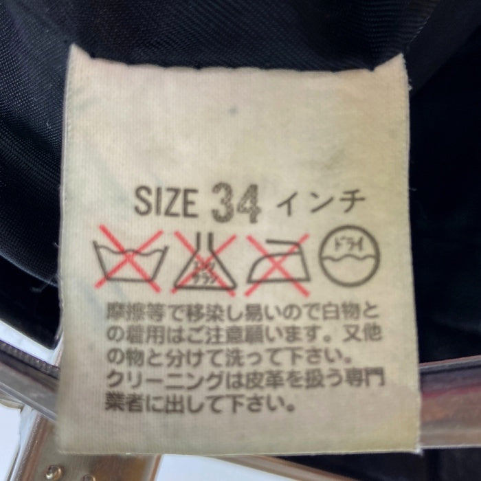 Levi's リーバイス 519 牛革 レザーパンツ 2000年製 韓国製 ブラック size34 瑞穂店