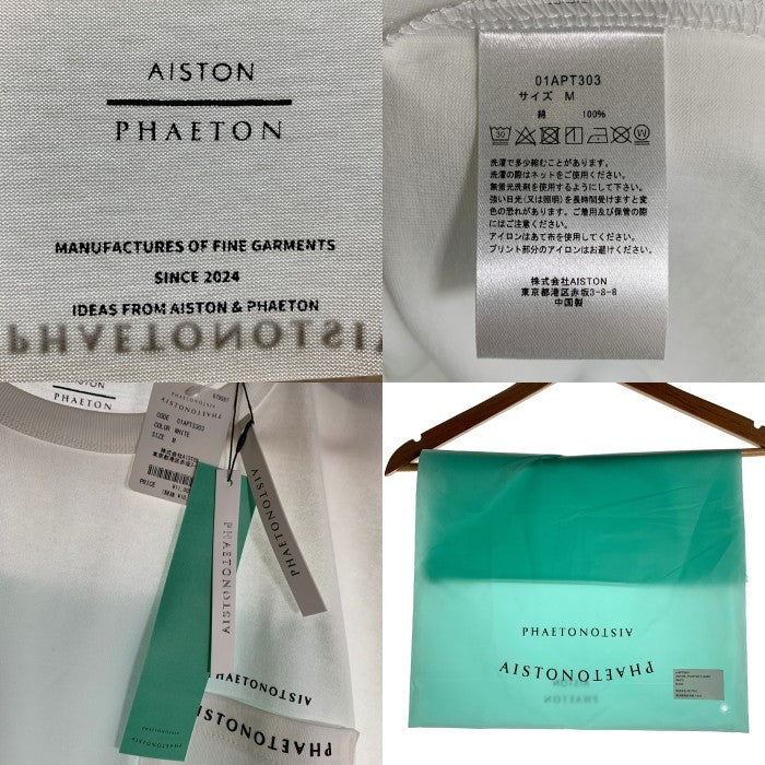 AISTON アイストン 25SS PHAETON フェートン PHOTO T-SHIRT フォトプリント Tシャツ ホワイト Size M 福生店