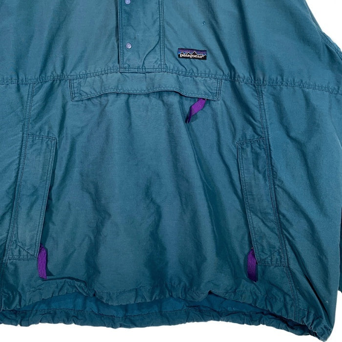 90's patagonia パタゴニア バギーズプルオーバー アノラック グリーン パープル 53690 S3 Size L 福生店