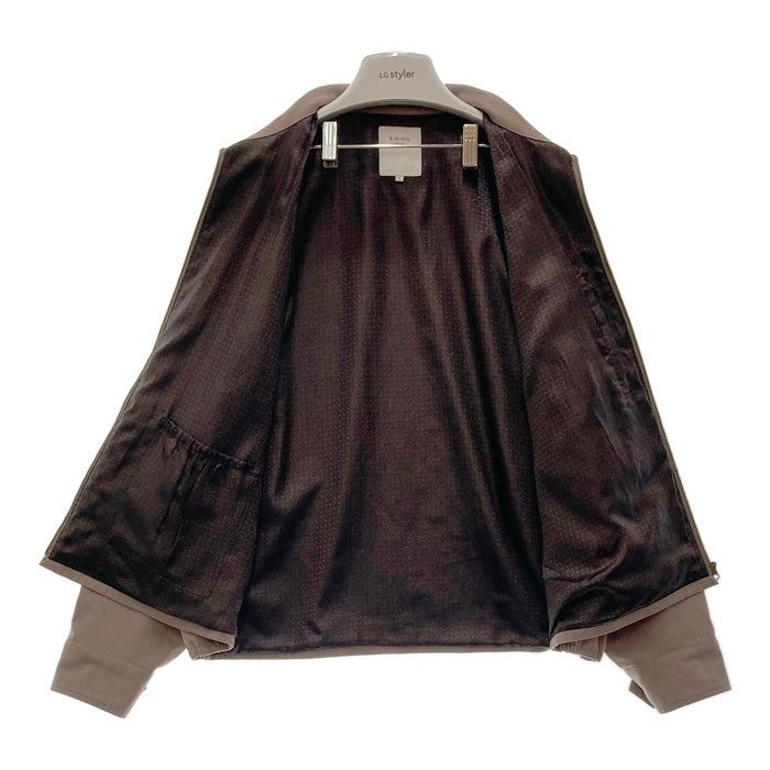 B-MING BEAMS ビームス 19S-BB005 ジップアップジャケット グレージュ SizeS 瑞穂店