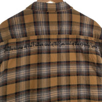 EXAMPLE エグザンプル BB BEAR CHECK SHIRTS 長袖 シャツ ベージュ Size XL 福生店