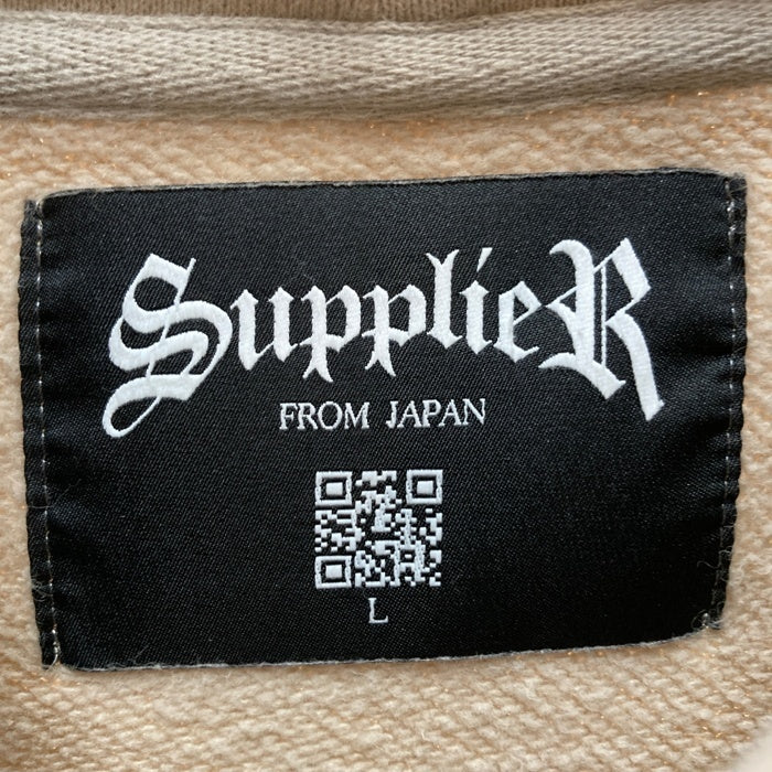 Supplier サプライヤー プルオーバースウェットパーカー ベージュ SizeL 瑞穂店