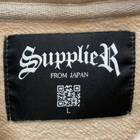 Supplier サプライヤー プルオーバースウェットパーカー ベージュ SizeL 瑞穂店