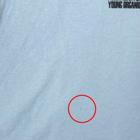 STUSSY ステューシー フラワーフォト 両面プリント Tシャツ ライトブルー sizeM 瑞穂店