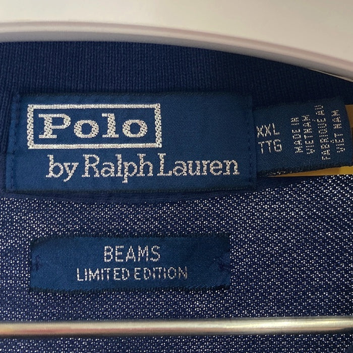 POLO RALPH LAUREN ポロラルフローレン×BEAMS ビームス ポロシャツ ワイドシルエット ネイビー sizeXXL 瑞穂店