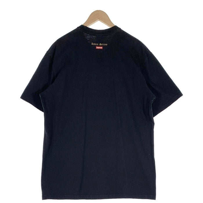 SUPREME シュプリーム 17AW Andres Serrano アンドレス・セラーノ Piss Christ Tee 半袖 プリントTシャツ ブラック Size XL 福生店