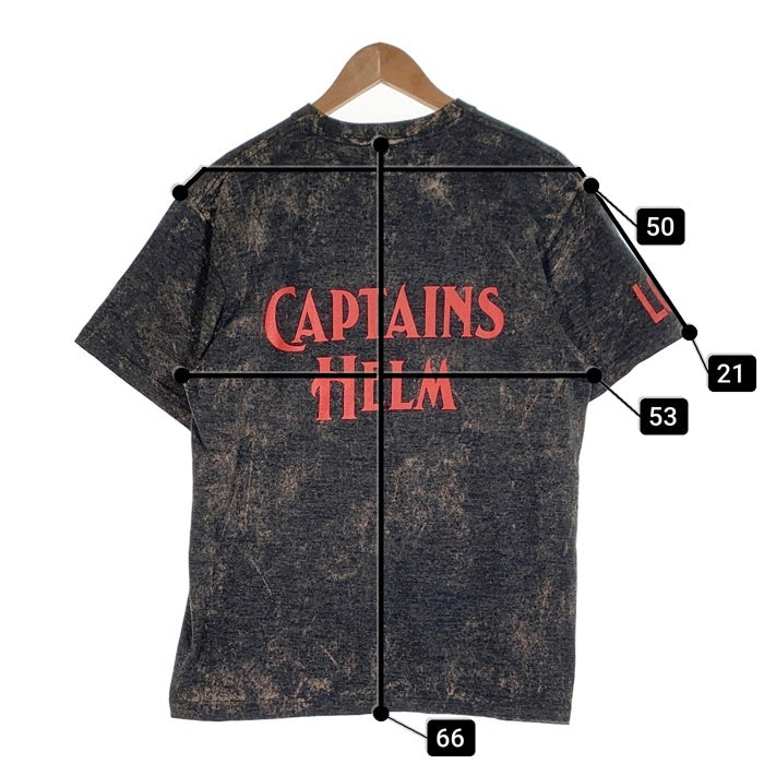 CAPTAINS HELM キャプテンズヘルム LOS LOGO TEE ロゴプリントTシャツ ブラック CH22-LOS-T01 Size M 福生店