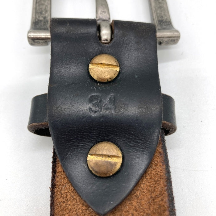 ART BROWN アートブラウン クロムエクセルレザーベルト ブラック size 34 瑞穂店
