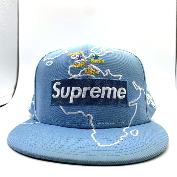 SUPREME シュプリーム 23AW Worldwide Box Logo New Era ワールドワイド ボックスロゴ ニューエラ ベースボールキャップ ブルー Size 8 (63.5cm) 福生店