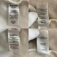 SUPREME シュプリーム 22AW Washed Half Zip Pullover ウォッシュドハーフジッププルオーバー スウェットトレーナー ホワイト Size L 福生店