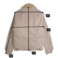 COOTIE クーティー ホワイトデニム ボアジャケット ホワイト アイボリー 日本製 Size XL 福生店