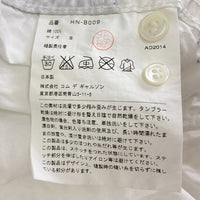 COMME des GARCONS HOMME コムデギャルソンオム AD2014 HN-B009 チェックパッチワーク 長袖シャツ ホワイト sizeS 瑞穂店