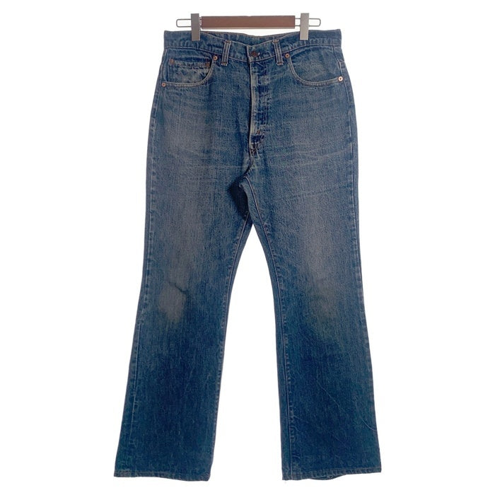 70's Levi's リーバイス 517-0217 ブーツカット デニムパンツ インディゴ トップ裏16 TALON42 閂黒 Size 36×30 福生店
