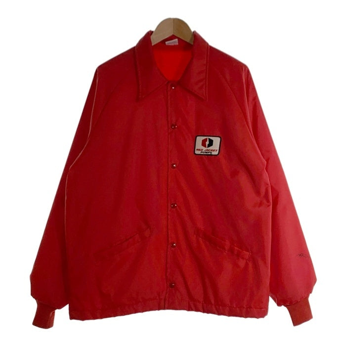 70's 80's Ebert Sportswear エバート スポーツウェア RED JACKET PUMPS レッド ジャケット パンプス 裏ボア ナイロン コーチジャケット レッド Size L 福生店