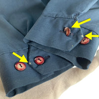 70's J.C.Penney ジェーシーペニー TOWN CRAFT ドリズラージャケット スイングトップ ネイビー Size S 福生店