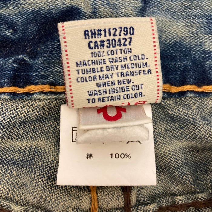 TRUE RELIGION トゥルーレリジョン 31891 JOEY SUPER T フレア デニムパンツ インディゴ sizeW31 瑞穂店