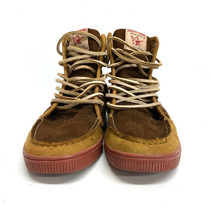 TRUE RELIGION トゥルーレリジョン 1123 スウェード ハイカットスニーカー ブラウン sizeUS8 瑞穂店