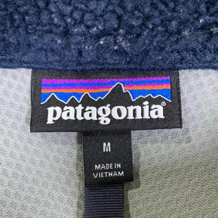 Patagonia パタゴニア Men's Classic Retro-X Jacket メンズ クラシック レトロ X ジャケット フリースジャケット ネイビー レッド 23056 Size M 福生店
