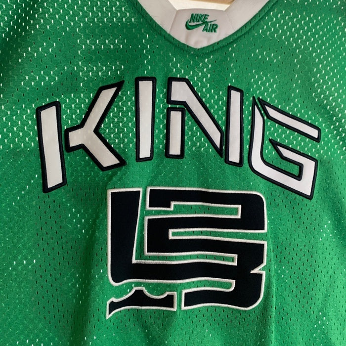 NIKE Air ナイキ LeBron King James Team Jersey レブロン ジェームス ゲームシャツ ユニフォーム グリーン Size L 福生店