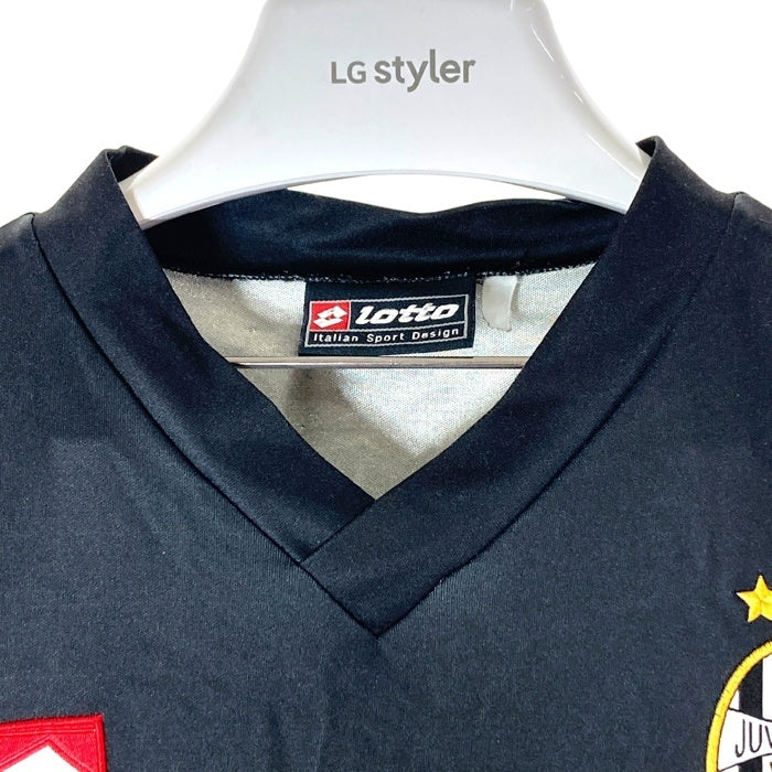 Lotto ロット ユベントス 01-02 カップ戦 アウェイ ユニフォーム ブラック size- 瑞穂店