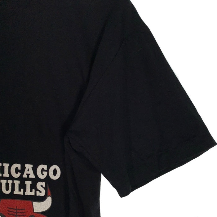 90's NBA CHICAGO BULLS シカゴブルズ プリント Tシャツ ブラック 日本製 Size 160 (S相当) 福生店