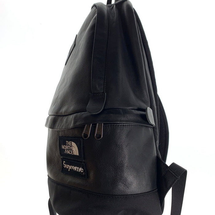 SUPREME シュプリーム 17AW THE NORTH FACE ノースフェイス  Leather Daypack レザーデイパック リュック ブラック 福生店