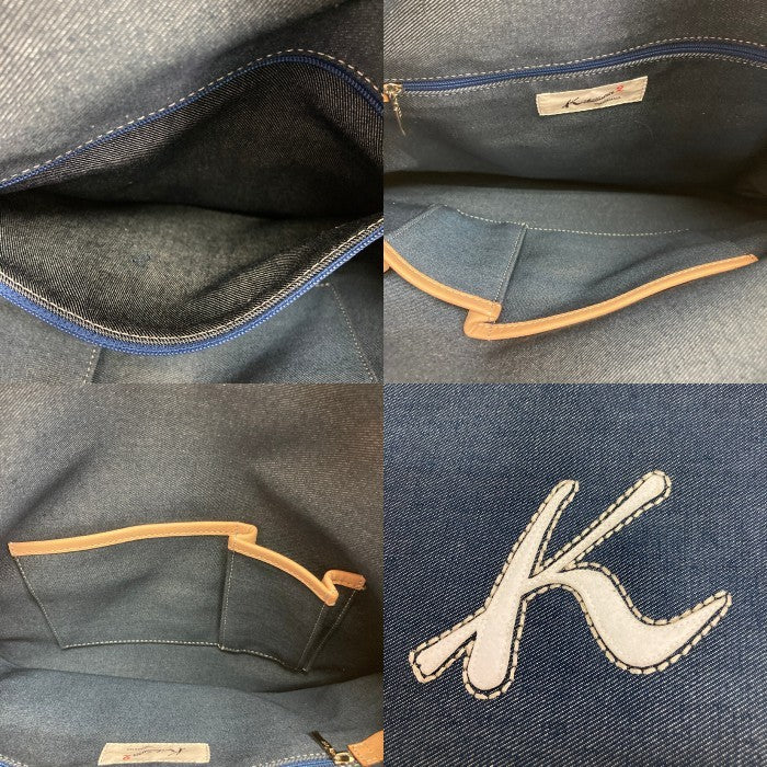 Kitamura キタムラ リュック 2way デニム デカロゴ インディゴ 瑞穂店