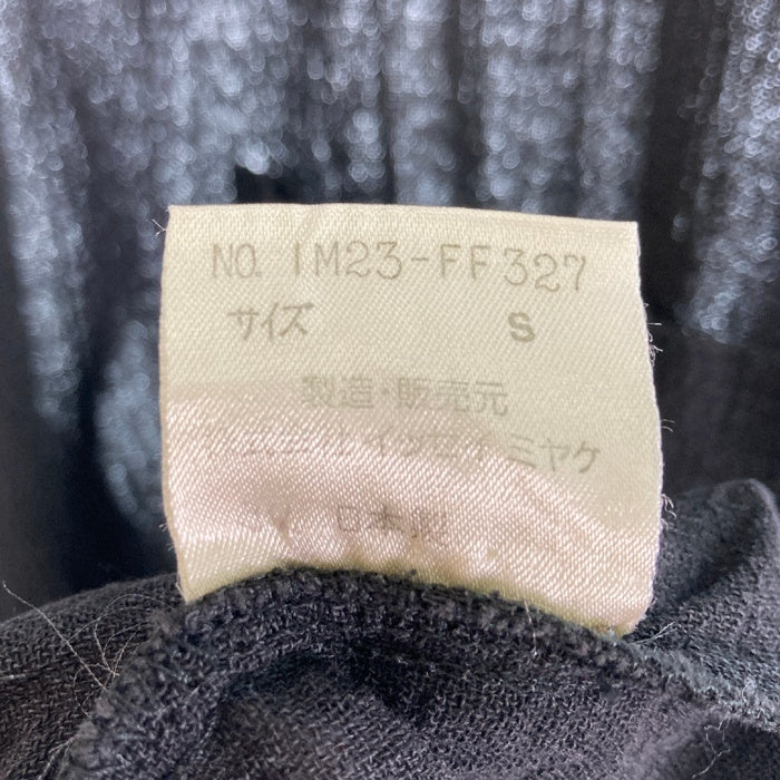 ISSEY MIYAKE イッセイミヤケ IM23-FF327 開襟シャツ ブラック sizeS 瑞穂店