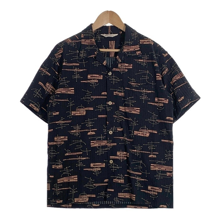 STAR OF HOLLYWOOD スターオブハリウッド ドビーコットン オープンカラーシャツ 半袖 ブラック SH39320 Size L 福生店
