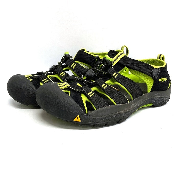 KEEN キーン NEWPORT ニューポート サンダル ブラック ライムグリーン size不明 瑞穂店