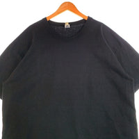 LOS ANGELS APPALEL ロサンゼルスアパレル SSZ エスエスズィー A.H エーエイチ 8.5 OUNCE 半袖 Tシャツ SSZ メモ帳タグ AH刺繡 ブラック USA製 Size 2XL 福生店