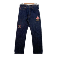 STUSSY ステューシー ROUGH&RUGGED DENIM マルチワッペン ストレートデニムパンツ インディゴ Size 32 福生店