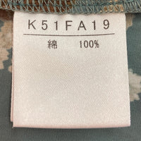 KANEKO ISAO カネコイサオ 花柄ノースリーブギャザーワンピース ブルー size- 瑞穂店