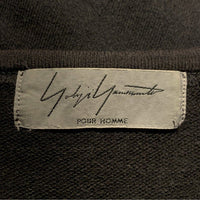 Yohji Yamamoto POUR HOMME ヨウジヤマモトプールオム コットン ロングスリーブカットソー ブラック HJ-T75-080 Size 3 福生店