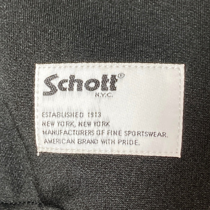 Schott ショット 782-3152007 TAPING JERSEY TRACK JACKET テーピング ジャージー トラックジャケット ブラック sizeM 瑞穂店