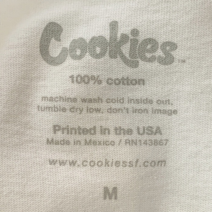 Cookies クッキーズ プリント Tシャツ ホワイト Size M 福生店