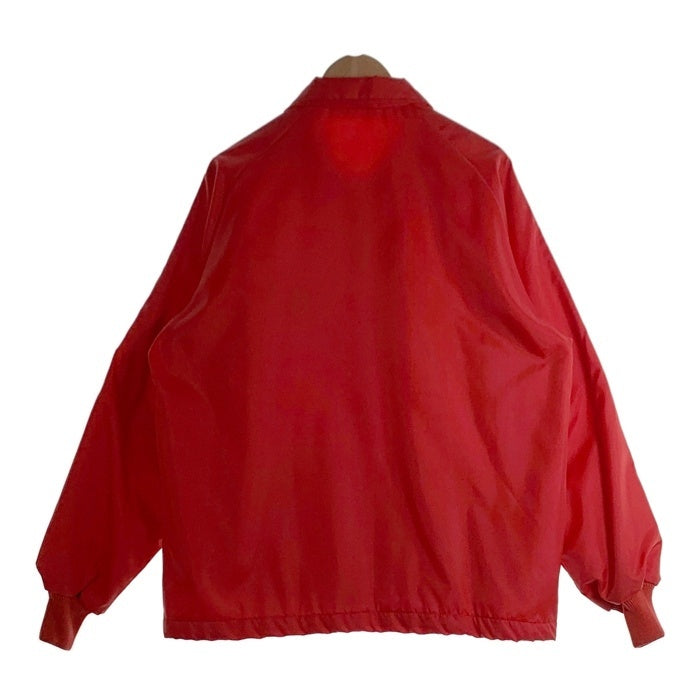 70's 80's Ebert Sportswear エバート スポーツウェア RED JACKET PUMPS レッド ジャケット パンプス 裏ボア ナイロン コーチジャケット レッド Size L 福生店