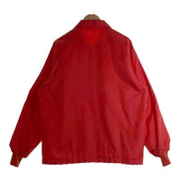 70's 80's Ebert Sportswear エバート スポーツウェア RED JACKET PUMPS レッド ジャケット パンプス 裏ボア ナイロン コーチジャケット レッド Size L 福生店