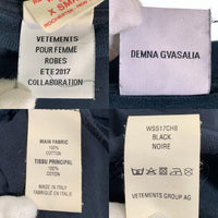 VETEMENTS ヴェトモン Champion チャンピオン オーバーサイズ ロングスリーブTシャツ ブラック WSS17CH8 イタリア製 Size XS 福生店