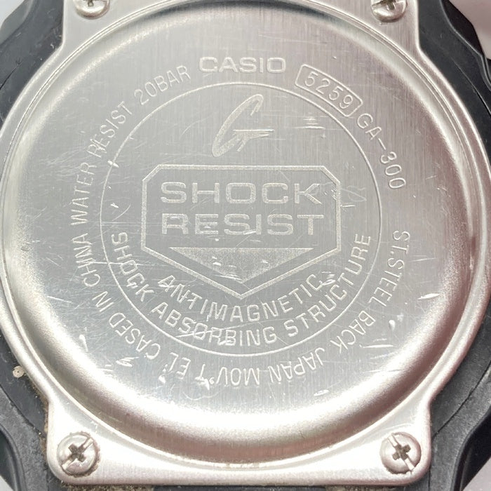 CASIO カシオ G-SHOCK GA-300 デジアナ ブラック クオーツ腕時計 瑞穂店